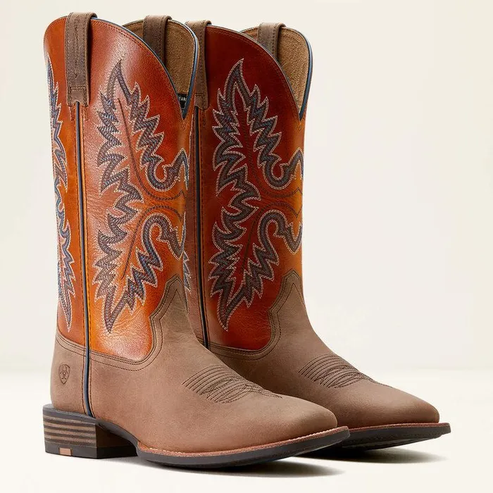 Men Western Boots Ariat Hudson Cowboy Boot Light Tanmarigold Men Western Boots Ariat Hudson Cowboy Boot Light Tanmarigold