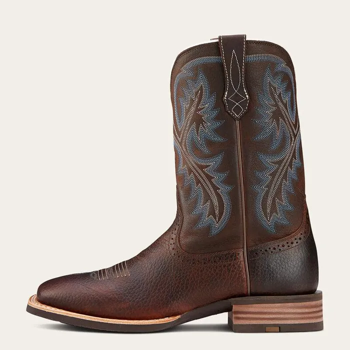 Men Western Boots Ariat Quickdraw Western Boot Brown Oiled Rowdy Men Western Boots Ariat Quickdraw Western Boot Brown Oiled Rowdy