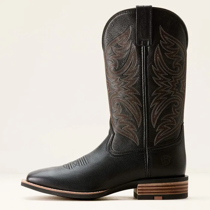 Men Western Boots Ariat Ricochet Cowboy Boot Black Carbon Men Western Boots Ariat Ricochet Cowboy Boot Black Carbon