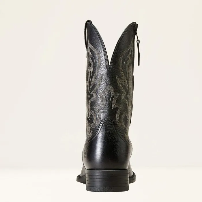 Men Western Boots Ariat Slim Zip Ultra Western Boot Black Deertan