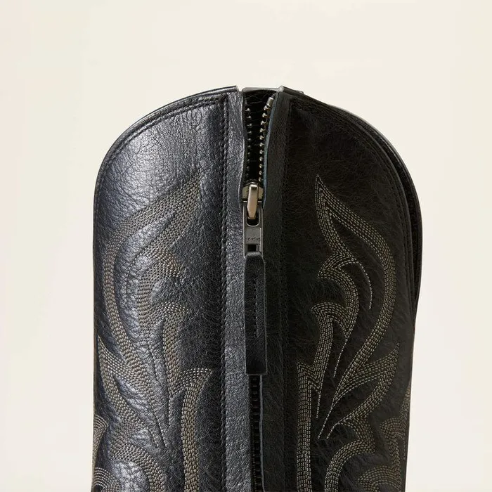 Men Western Boots Ariat Slim Zip Ultra Western Boot Black Deertan