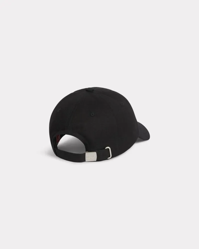 MenWomen 039Boke Flower 20039 Embroidered Cotton Cap Black Kenzo Caps And Hats