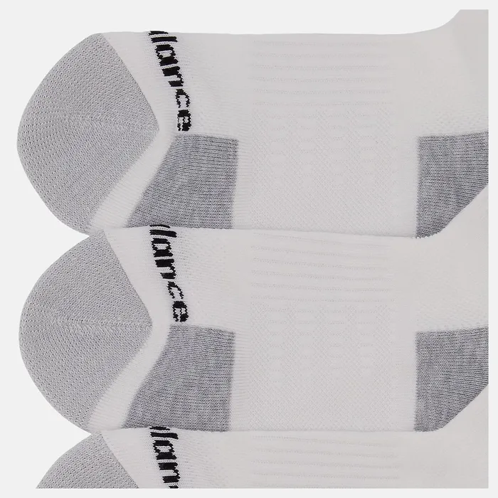 MenWomen Cushioned Low Cut Socks 6 Pack White New Balance Socks