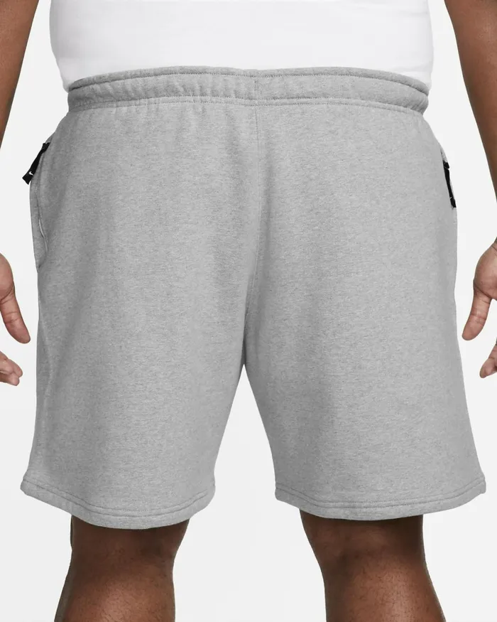 MenWomen Nike Shorts Solo Swoosh Dark Grey Heatherwhite