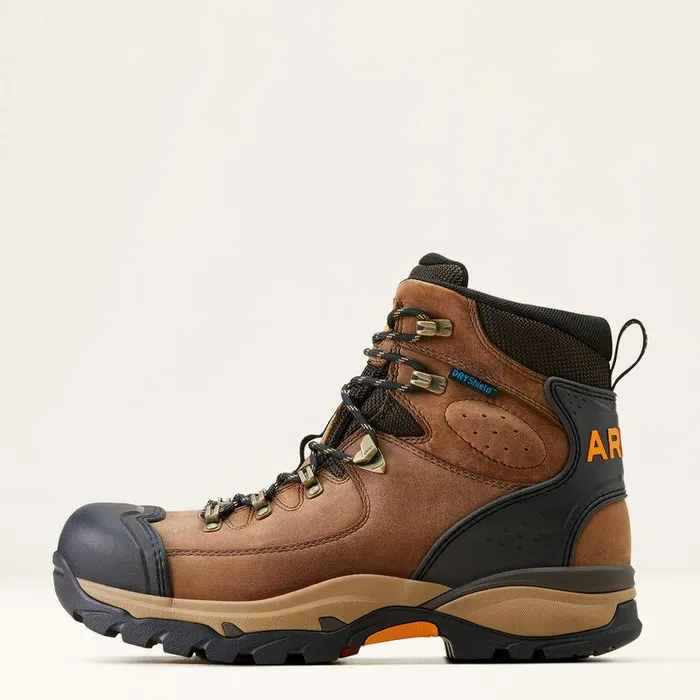 Men Work Boots Ariat Endeavor 6quot Waterproof Work Boot Dusted Brown Men Work Boots Ariat Endeavor 6quot Waterproof Work Boot Dusted Brown