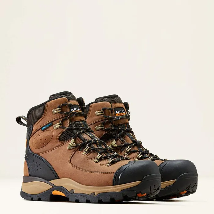 Men Work Boots Ariat Endeavor 6quot Waterproof Work Boot Dusted Brown Men Work Boots Ariat Endeavor 6quot Waterproof Work Boot Dusted Brown