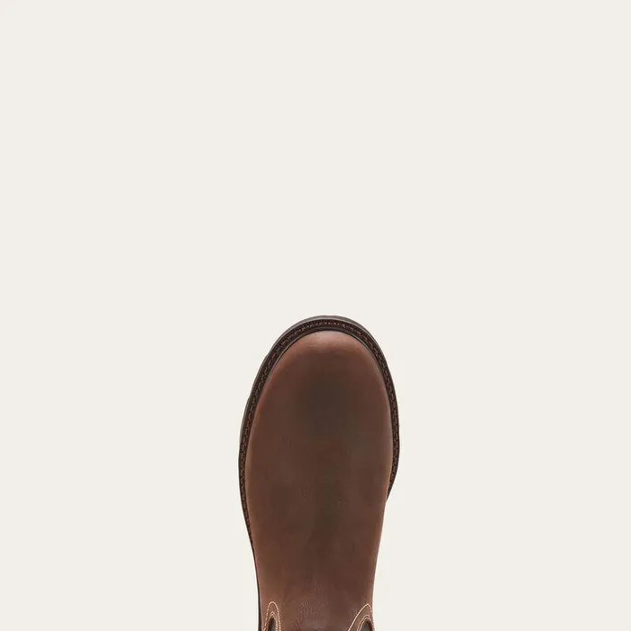 Men Work Boots Ariat Groundbreaker Chelsea Waterproof Steel Toe Work Boot Dark Brown Men Work Boots Ariat Groundbreaker Chelsea Waterproof Steel Toe Work Boot Dark Brown