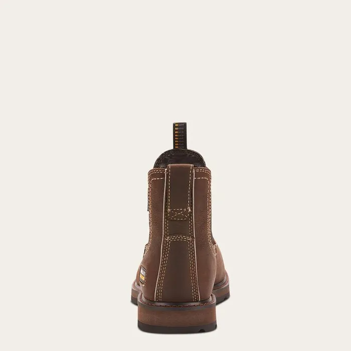 Men Work Boots Ariat Groundbreaker Chelsea Waterproof Steel Toe Work Boot Dark Brown Men Work Boots Ariat Groundbreaker Chelsea Waterproof Steel Toe Work Boot Dark Brown