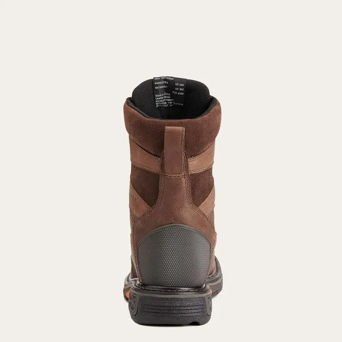 Men Work Boots Ariat OverDrive 8quot Wide Square Toe Waterproof Composite Toe Work Boot Chestnut Brown Men Work Boots Ariat OverDrive 8quot Wide Square Toe Waterproof Composite Toe Work Boot Chestnut Brown