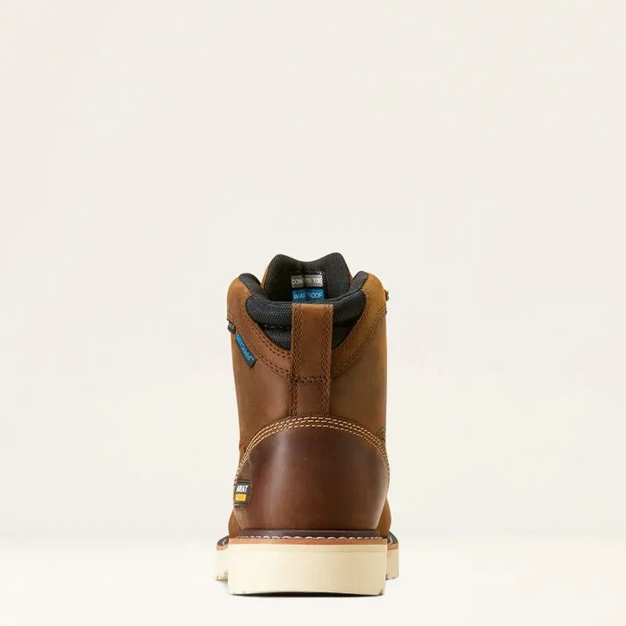 Men Work Boots Ariat Rebar Lift 6quot Waterproof Composite Toe Work Boot Distressed Brown Men Work Boots Ariat Rebar Lift 6quot Waterproof Composite Toe Work Boot Distressed Brown