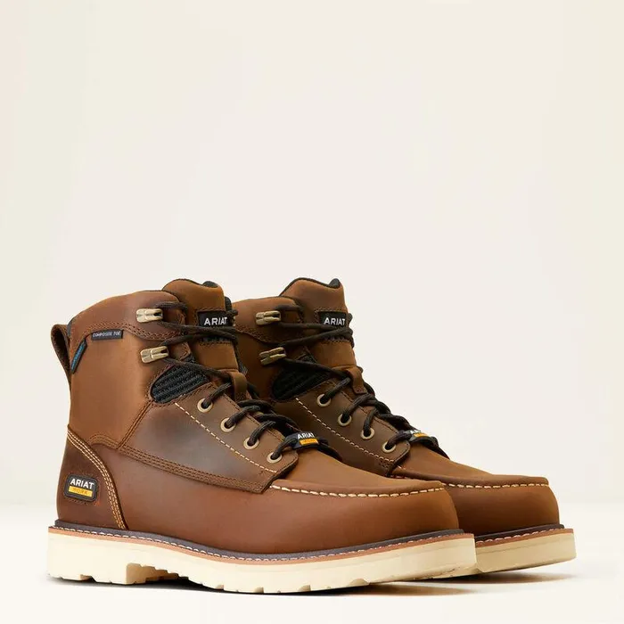 Men Work Boots Ariat Rebar Lift 6quot Waterproof Composite Toe Work Boot Distressed Brown Men Work Boots Ariat Rebar Lift 6quot Waterproof Composite Toe Work Boot Distressed Brown