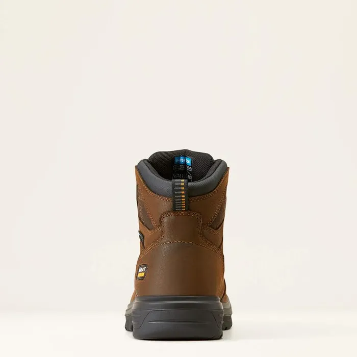 Men Work Boots Ariat Turbo 6quot Waterproof Work Boot Rich Brown