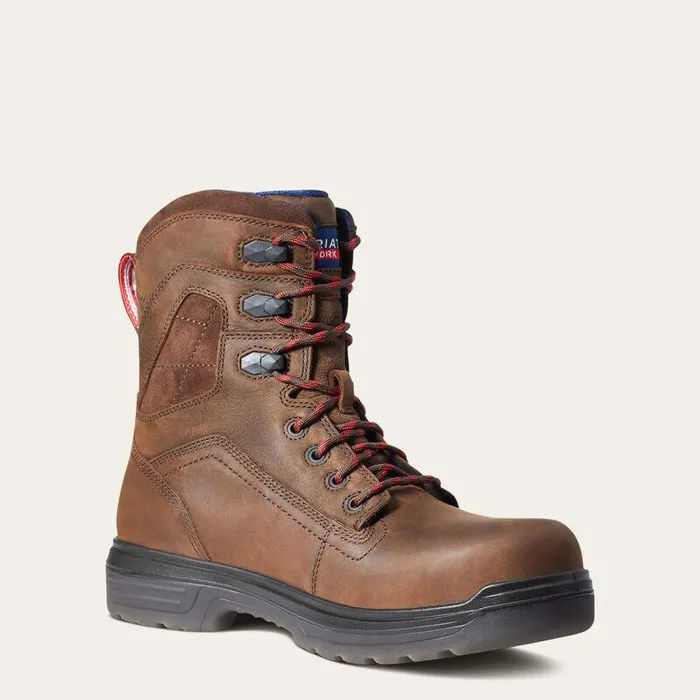 Men Work Boots Ariat Turbo 8quot USA Assembled Waterproof Carbon Toe Work Boot Rich Brown Men Work Boots Ariat Turbo 8quot USA Assembled Waterproof Carbon Toe Work Boot Rich Brown