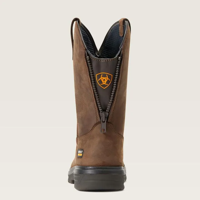 Men Work Boots Ariat Turbo Moc Toe Waterproof Work Boot Mocha Men Work Boots Ariat Turbo Moc Toe Waterproof Work Boot Mocha
