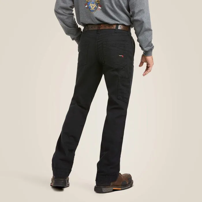 Men Workwear Ariat FR M4 Relaxed Workhorse Boot Cut Pant Black