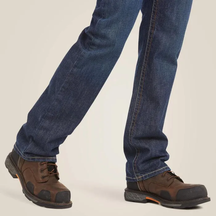 Men Workwear Ariat FR M5 Straight Basic Stackable Straight Leg Jean Shale Men Workwear Ariat FR M5 Straight Basic Stackable Straight Leg Jean Shale