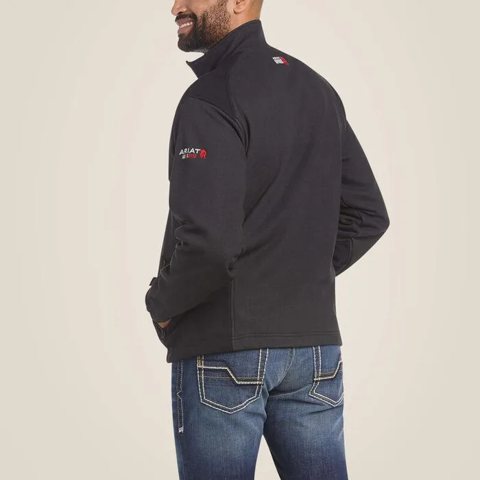 Men Workwear Ariat FR Polartec Platform Jacket Black