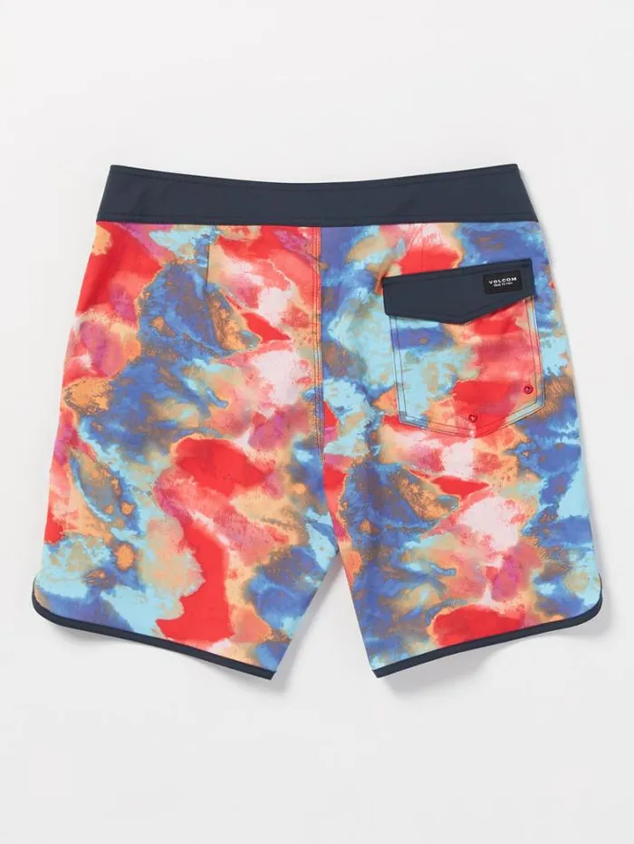 Mens Boardshorts and Trunks Volcom Funday Scallop ModTech Boardshorts 8211 Navy