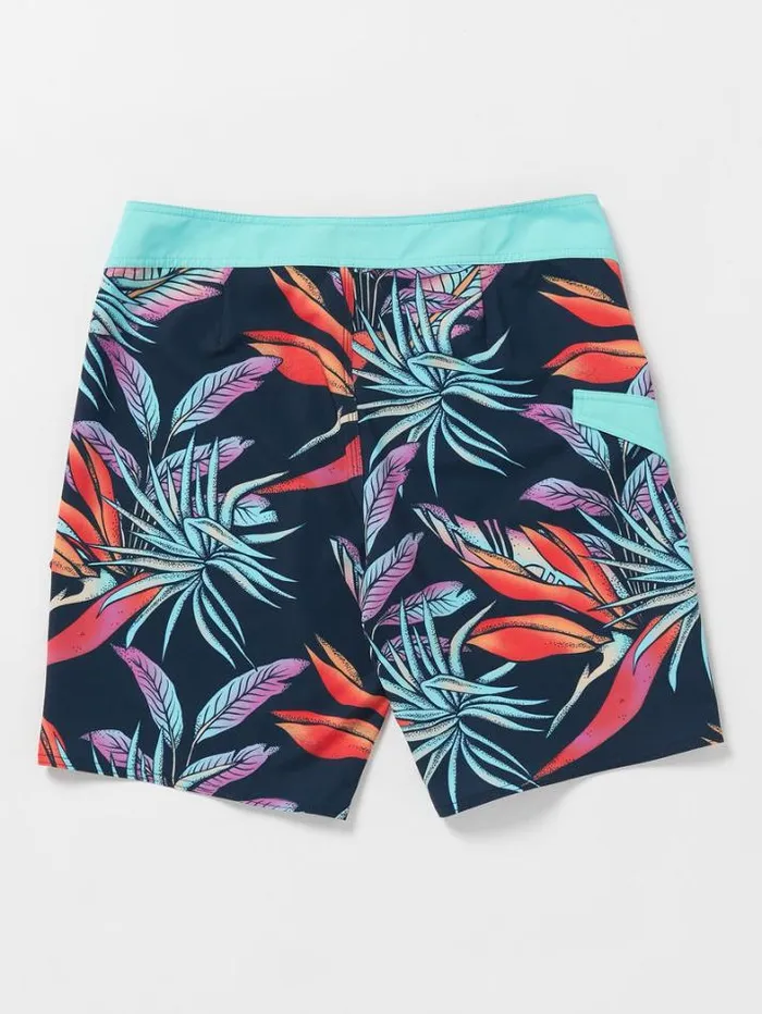Mens Boardshorts and Trunks Volcom Indo Spray ModTech Boardshorts 8211 Navy