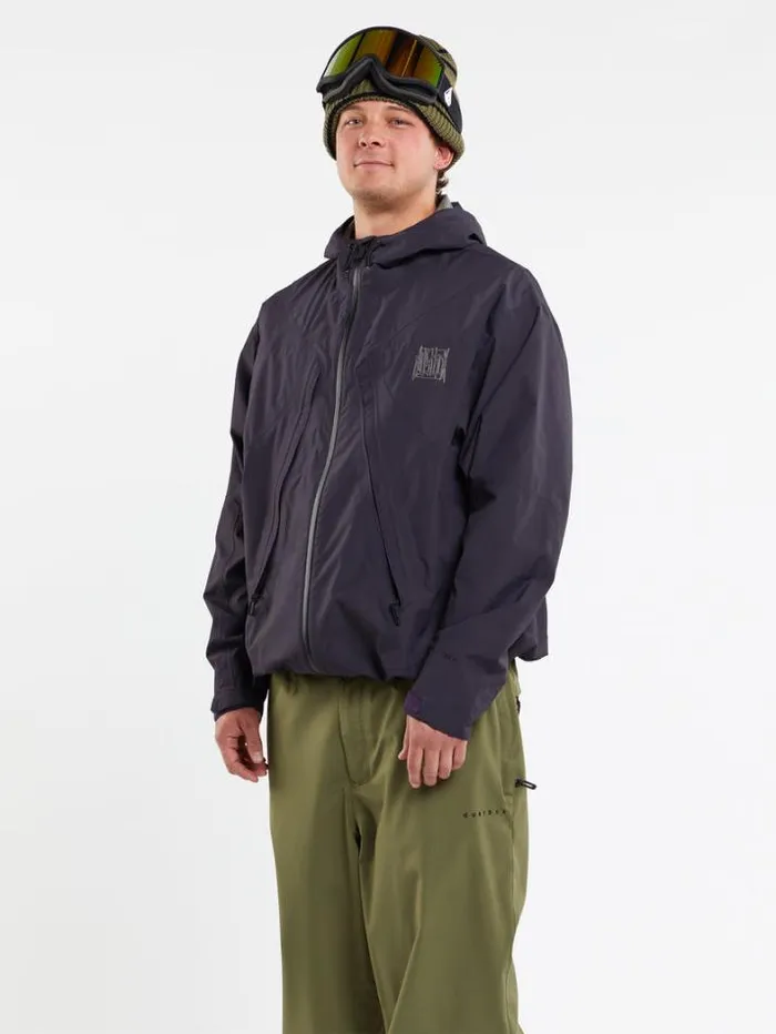 Mens Jackets Volcom Feeltoogood GoreTex Jacket 8211 Purple