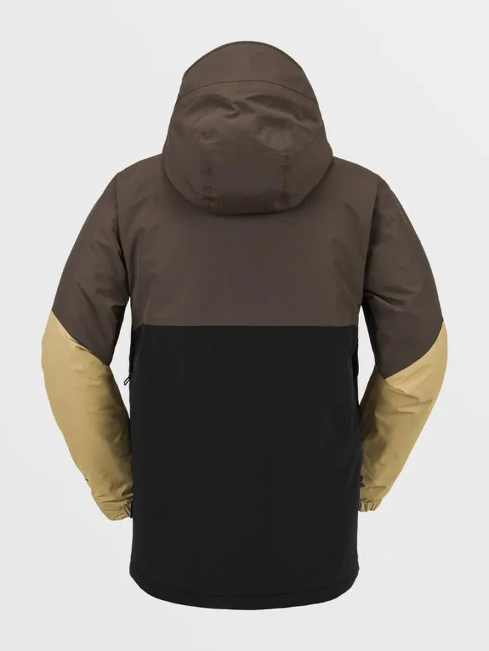 Mens Jackets Volcom L GoreTex Jacket 8211 Brown