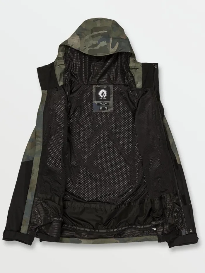 Mens Jackets Volcom Vcolp Insulated Jacket 8211 Cloudwash Camo