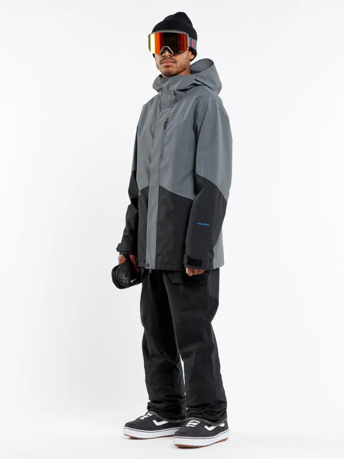Mens Jackets Volcom Vcolp Jacket 8211 Dark Grey