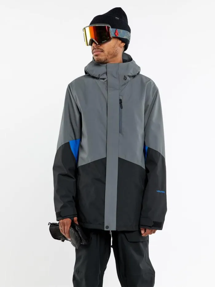 Mens Jackets Volcom Vcolp Jacket 8211 Dark Grey