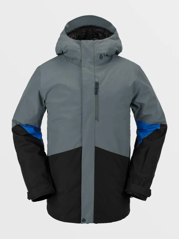 Mens Jackets Volcom Vcolp Jacket 8211 Dark Grey