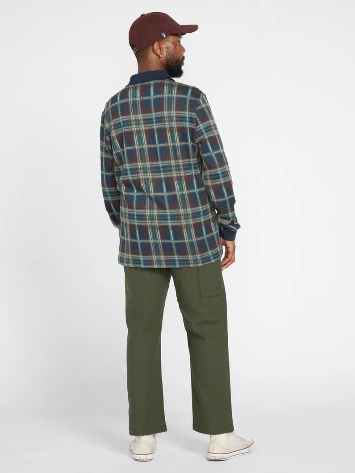 Mens Pants Volcom Entertainment Fat Tony Kraftsman Pants 8211 Squadron Green