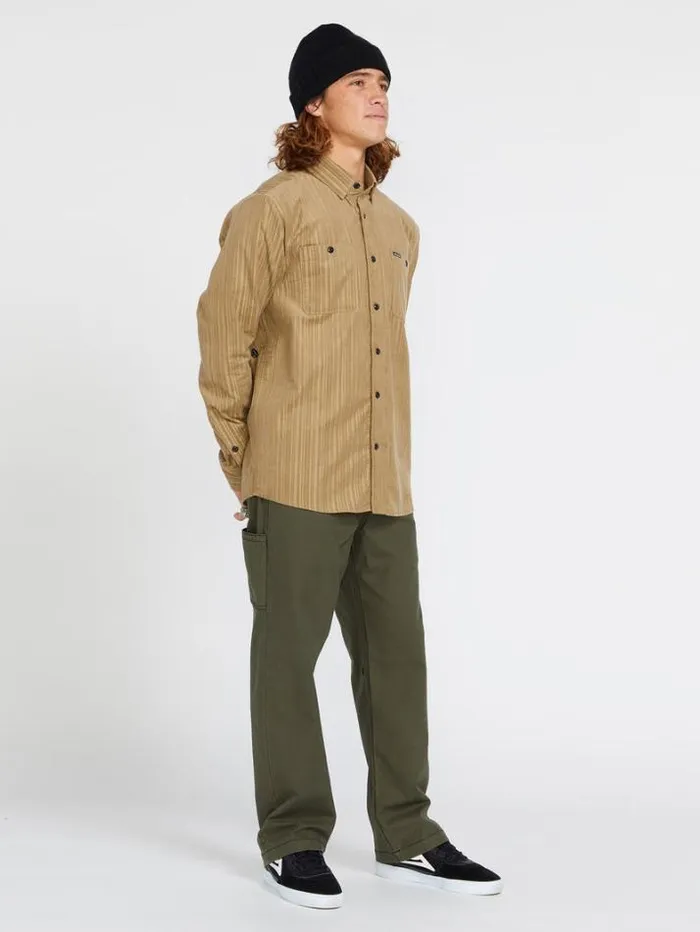 Mens Pants Volcom Entertainment Fat Tony Kraftsman Pants 8211 Squadron Green