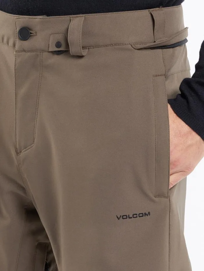 Mens Pants Volcom Freakin Snow Chino Pant 8211 Teak