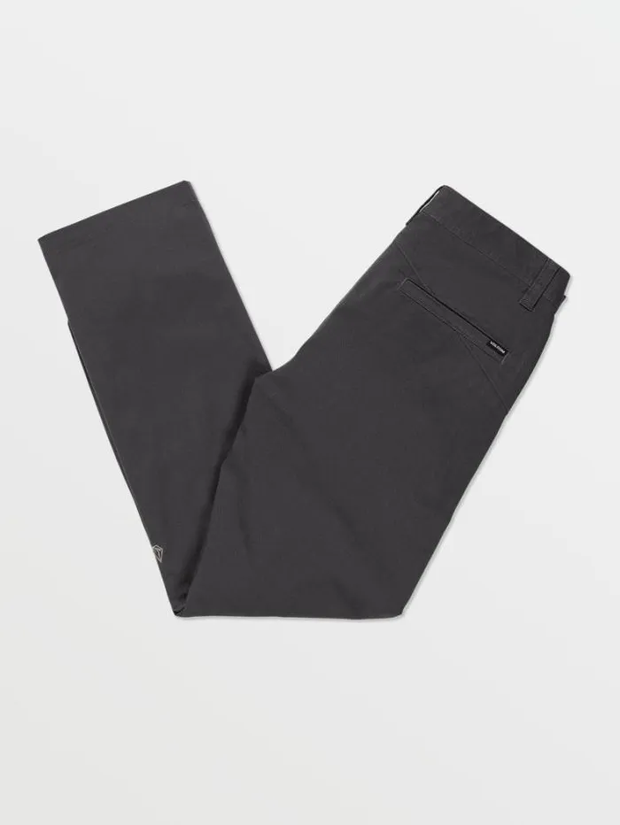 Mens Pants Volcom Frickin Modern Stretch Chino Pants 8211 Charcoal