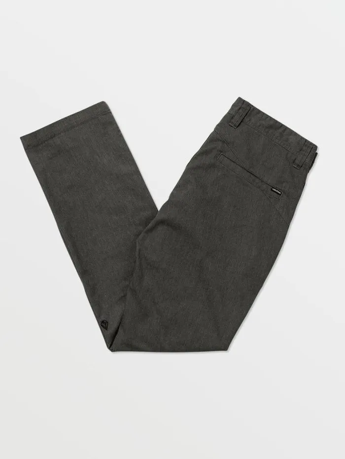 Mens Pants Volcom Frickin Modern Stretch Chino Pants 8211 Charcoal Heather