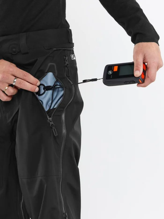Mens Pants Volcom Guide GoreTex Pants 8211 Black