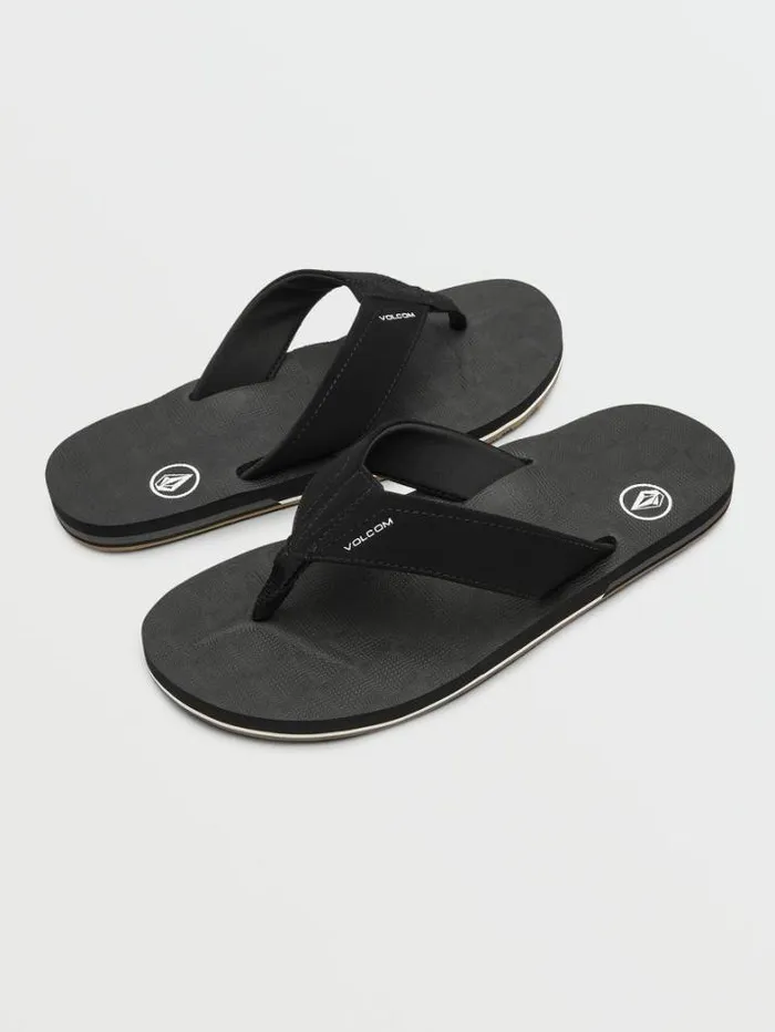 Mens Sandals Volcom Victor Sandals 8211 Black