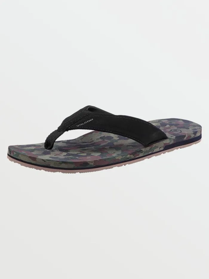 Mens Sandals Volcom Victor Sandals 8211 Dark Camo