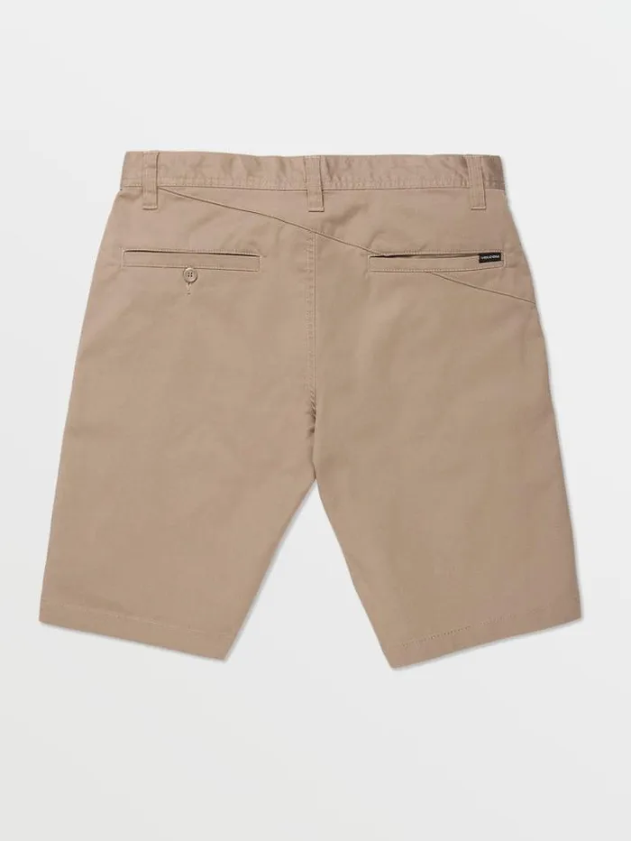Mens Shorts Volcom Frickin Modern Stretch Chino Shorts 8211 Khaki