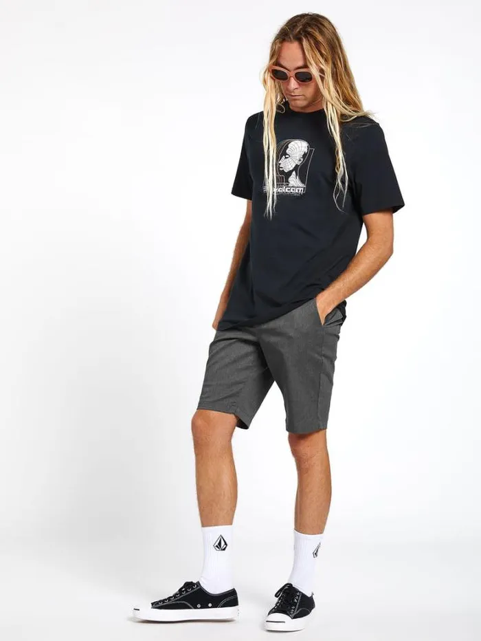 Mens Shorts Volcom Frickin Modern Stretch Shorts 8211 Charcoal Heather
