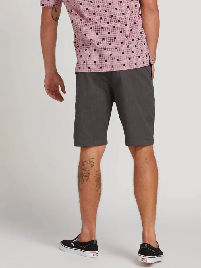 Mens Shorts Volcom Frickin Modern Stretch Shorts 8211 Charcoal Heather