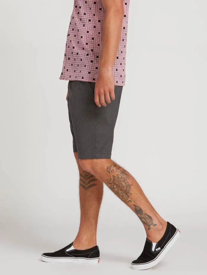 Mens Shorts Volcom Frickin Modern Stretch Shorts 8211 Charcoal Heather