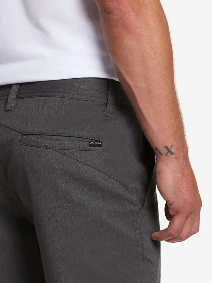 Mens Shorts Volcom Frickin Modern Stretch Shorts 8211 Charcoal Heather