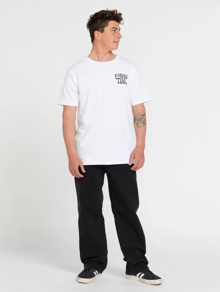 Mens TShirts and Tanks Volcom Freaki Tiki Short Sleeve Tee 8211 White