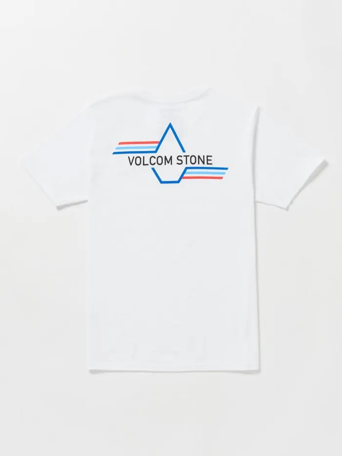 Mens Tops and Tees Volcom Stone Tanker Short Sleeve Tee 8211 White