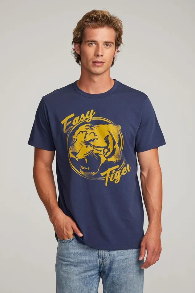 Mens Tops Chaser Brand Easy Tiger Mens Tee