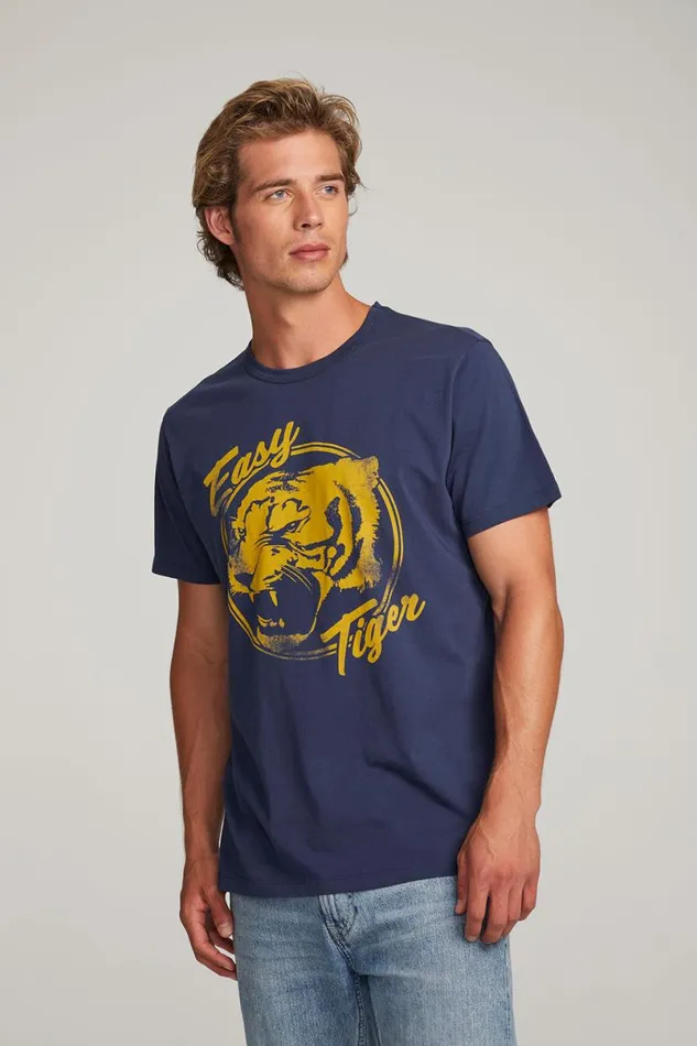 Mens Tops Chaser Brand Easy Tiger Mens Tee