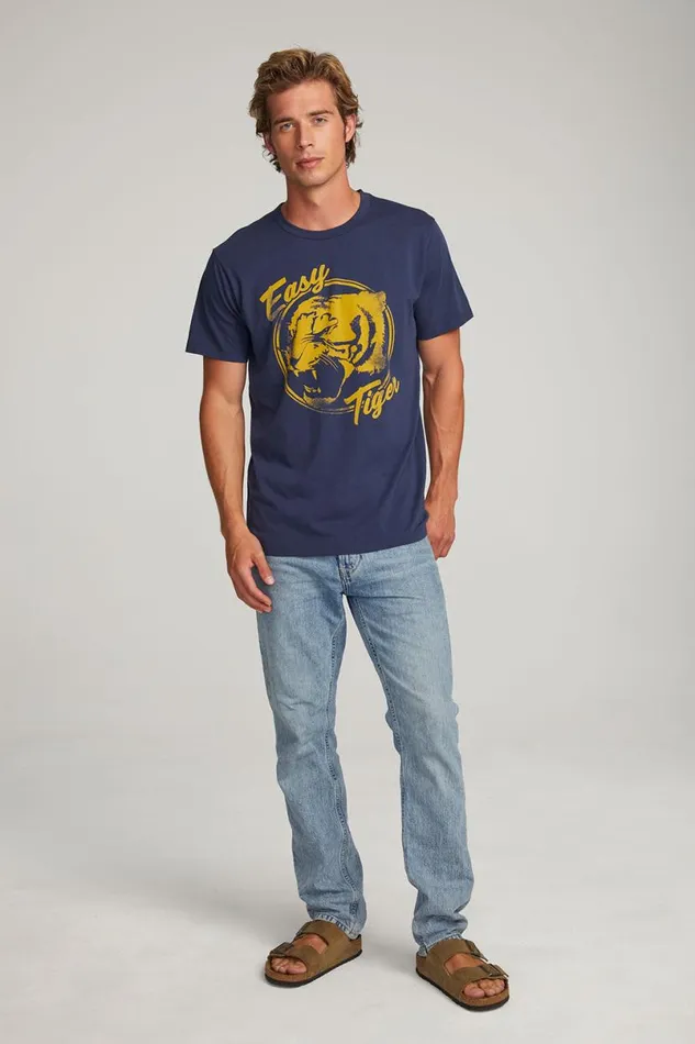 Mens Tops Chaser Brand Easy Tiger Mens Tee