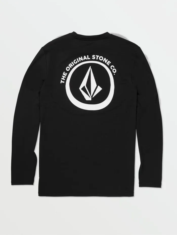 MensWomens Rashguards Volcom Taunt Long Sleeve Shirt 8211 Black