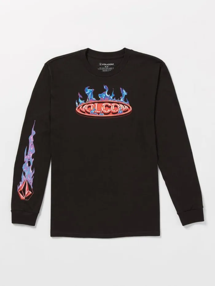 MensWomens TShirts and Tanks Volcom Combust Long Sleeve Tee 8211 Black