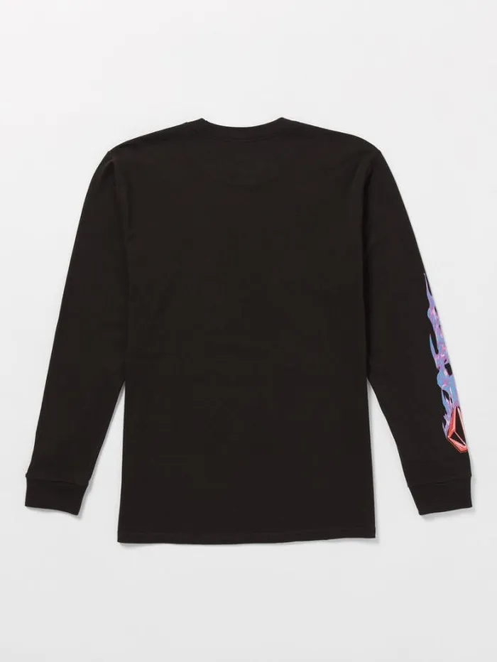 MensWomens TShirts and Tanks Volcom Combust Long Sleeve Tee 8211 Black